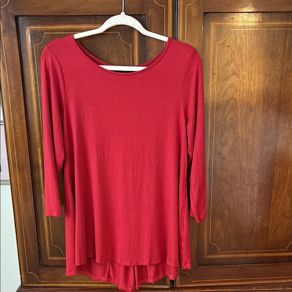 Dark red tunic